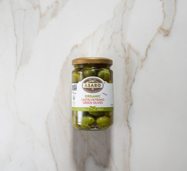 Asaro Organic Whole Castelvetrano Olives Caffe La Tana