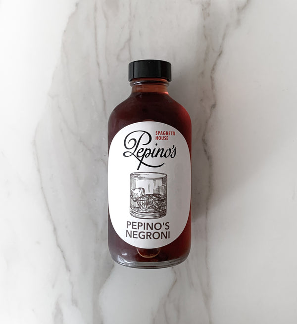 Pepino's Negroni Bottle