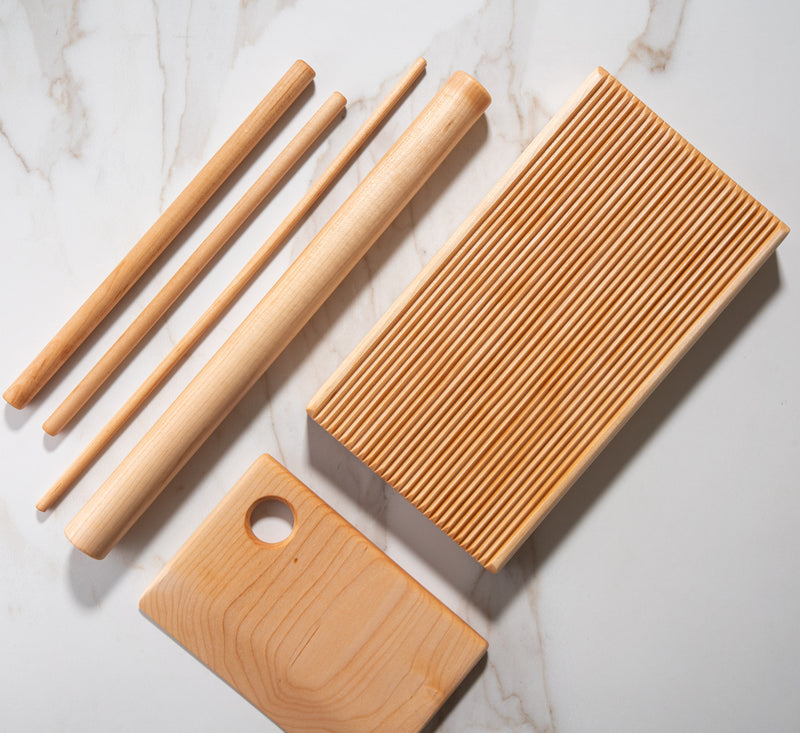 Wood Heirloom Pasta Tool Set - 6 Pieces