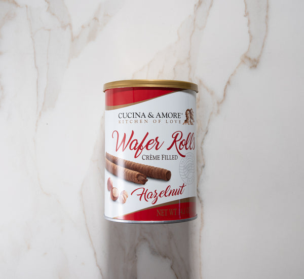 Cucina & Amore Wafer Rolls Hazelnut Cream Filled